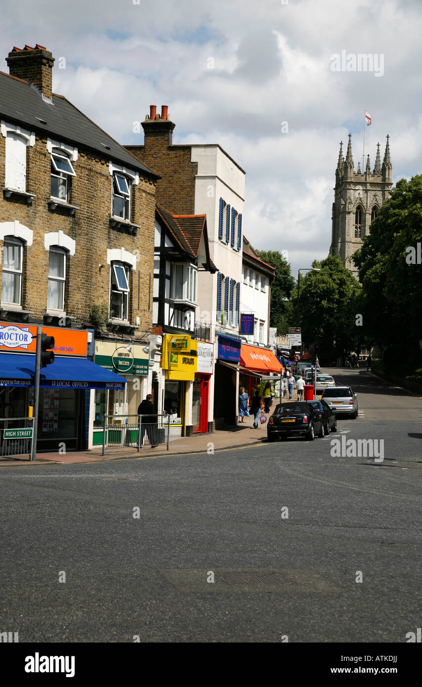 High Street in Beckenham, London Stock Photo