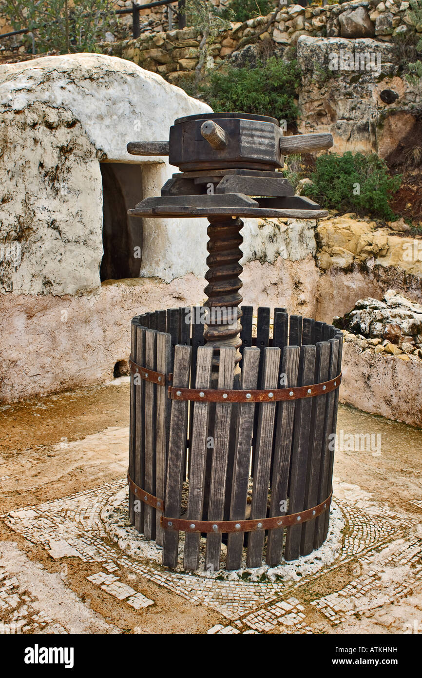 Ancient Wine Press High Resolution Stock Photography and Images Alamy