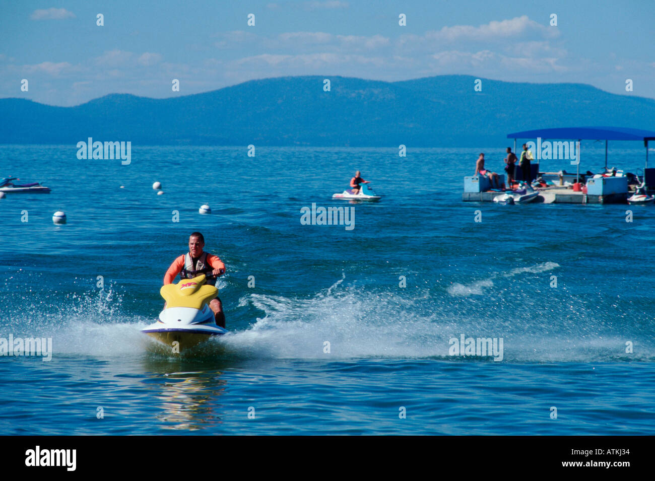 Jet Ski / Lake Tahoe Stock Photo Alamy