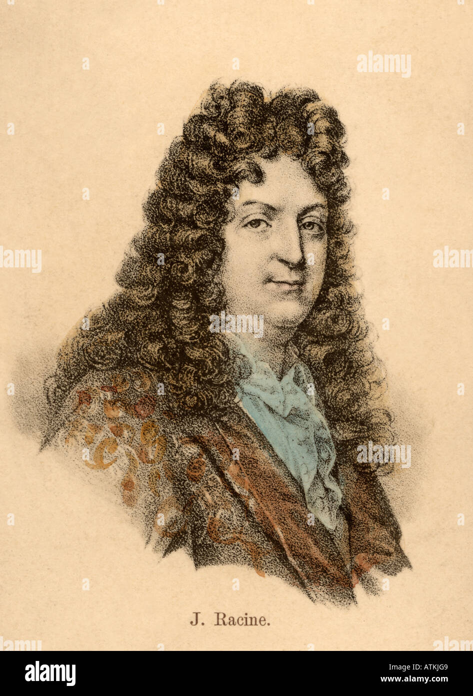 JEAN RACINE French playwright 1639 to 1699 Stock Photo