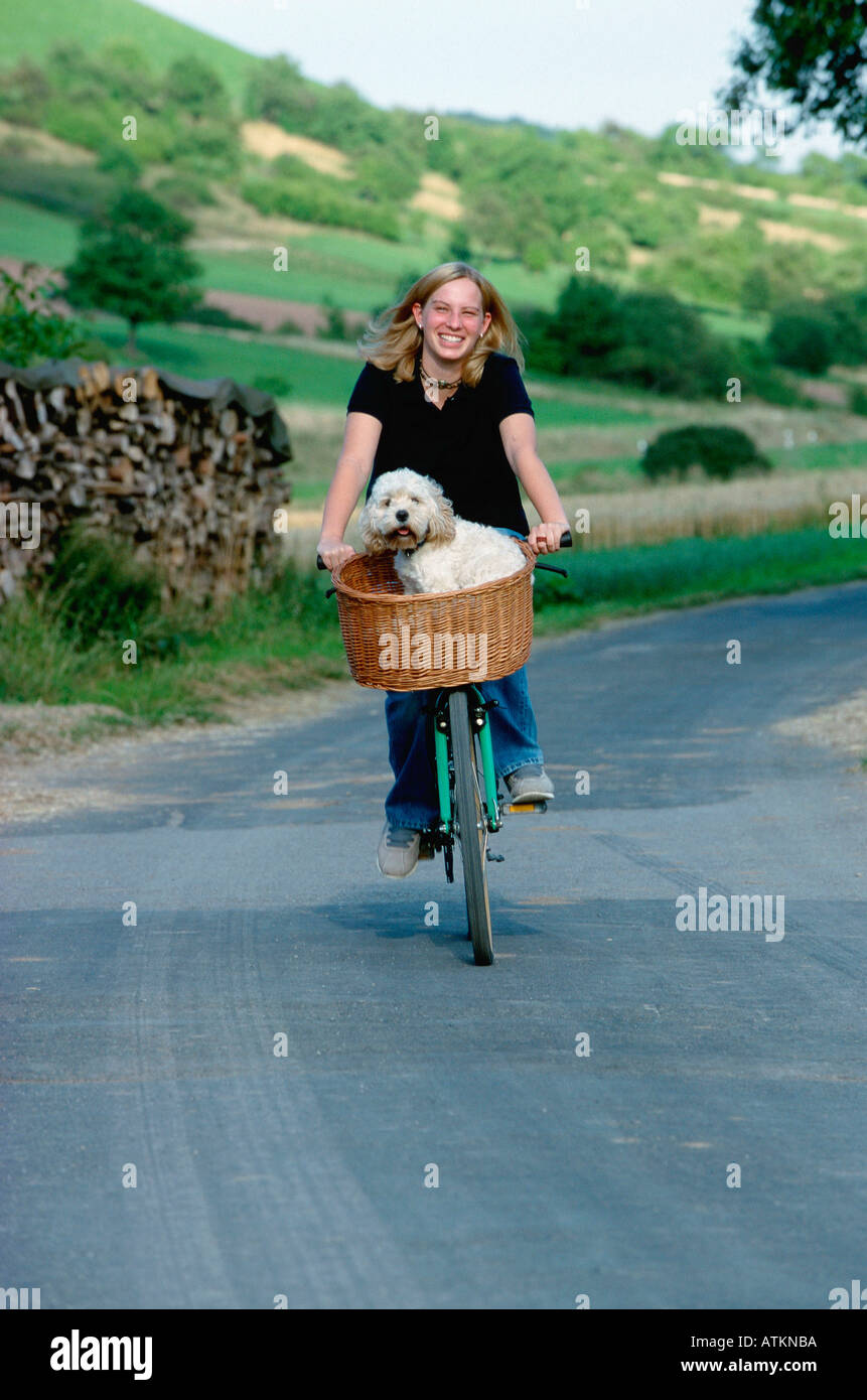 Bicyclist Stock Photo
