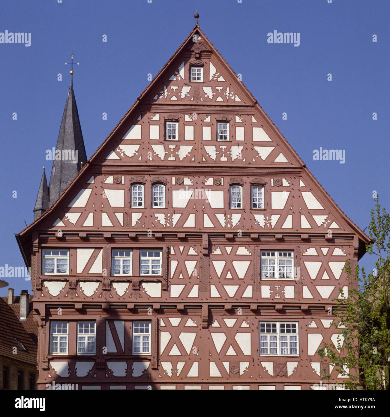 Timberframed house / Eppingen Stock Photo Alamy