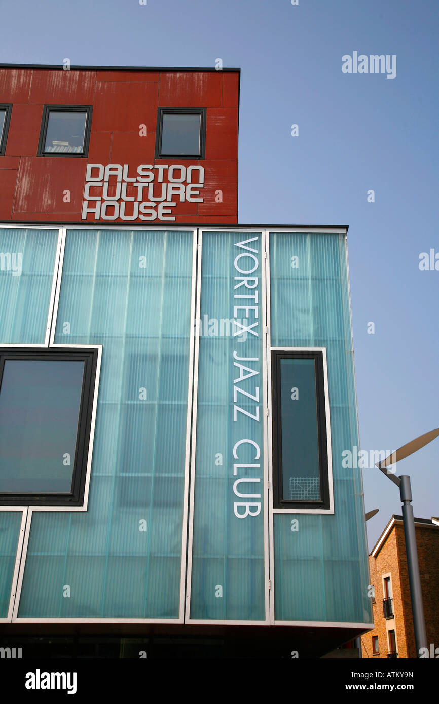 Dalston Culture House in Gillett Square, Dalston, London Stock Photo