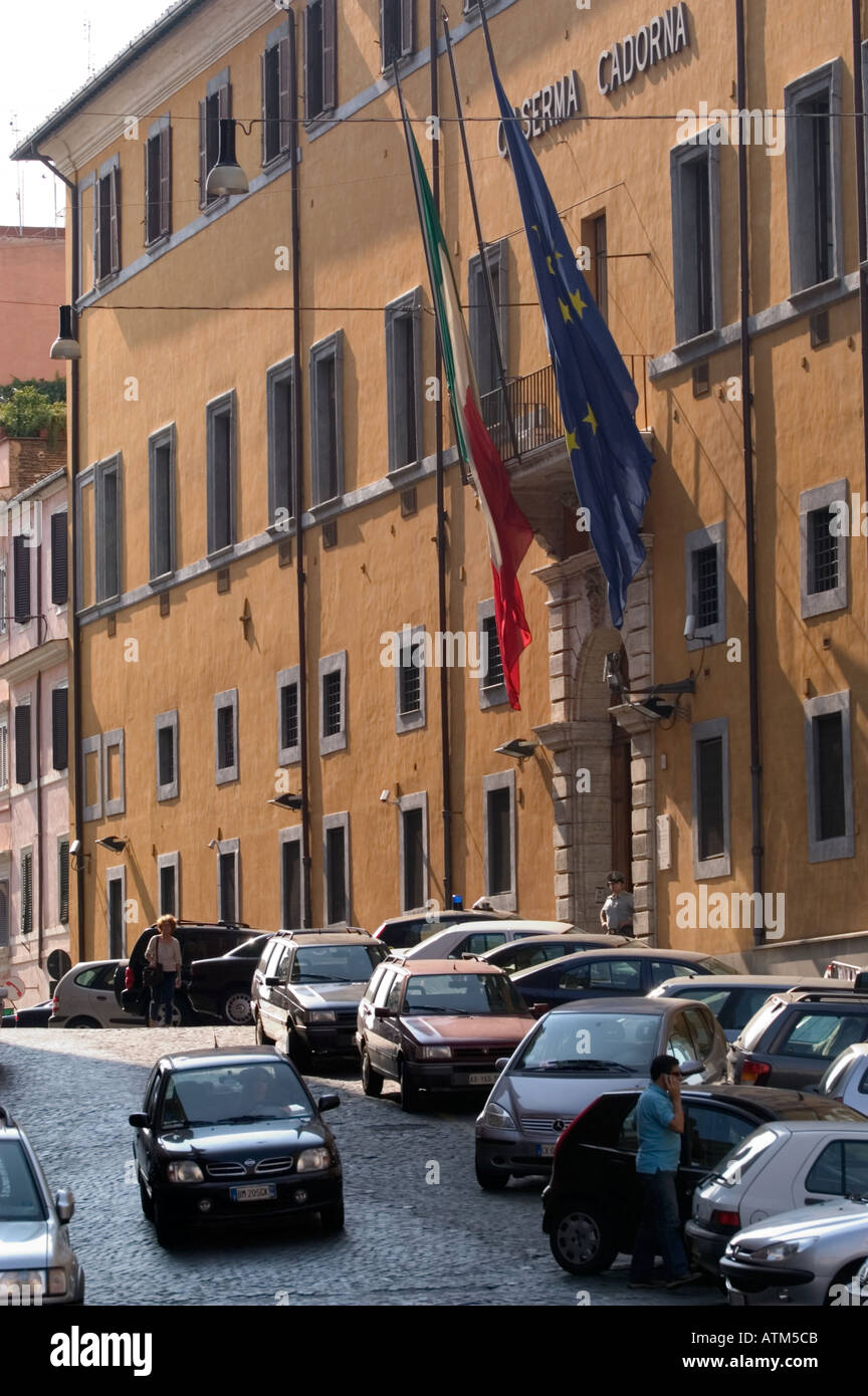 Busy intersection rome italy hi-res stock photography and images - Alamy