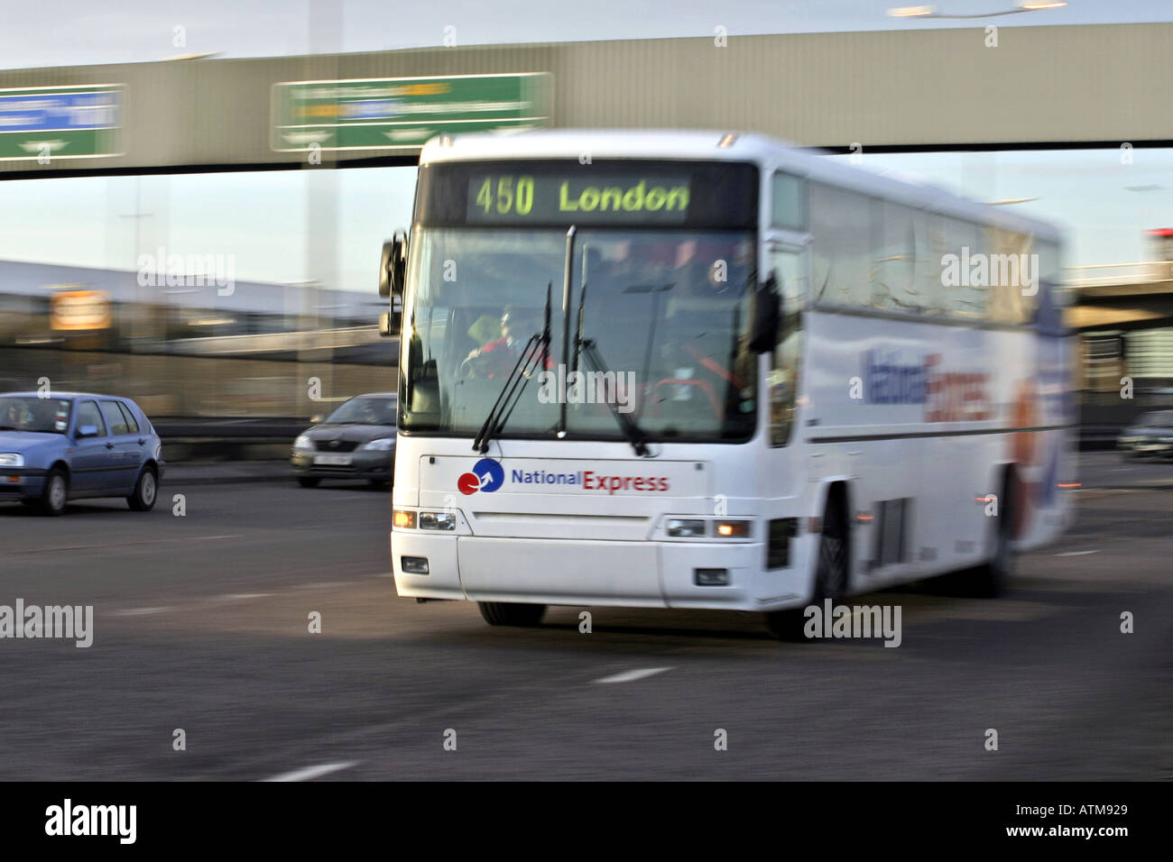 National Express passenger coach Stock Photo