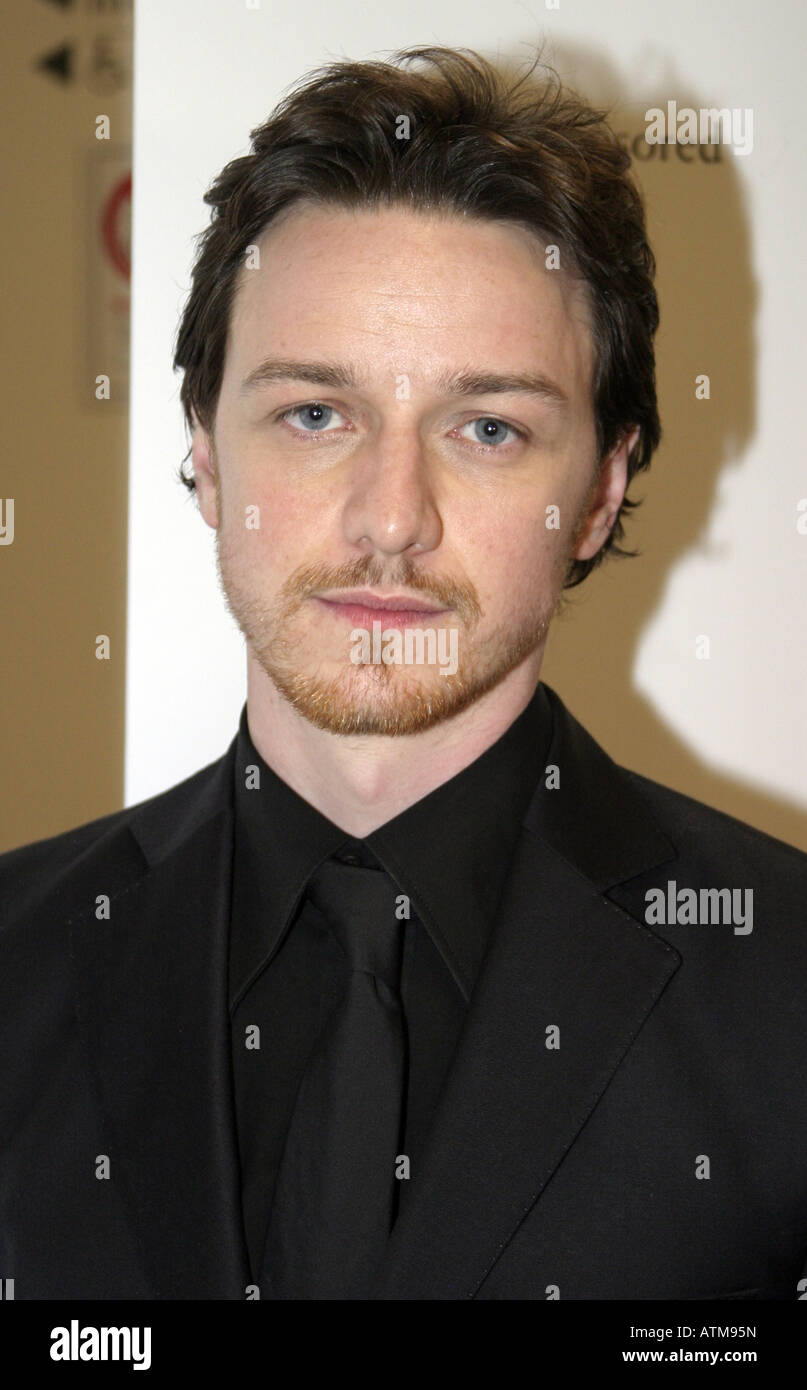 James McAvoy the Scottish actor who has appeared in the films Atonement and The Last King of Scotland Stock Photo