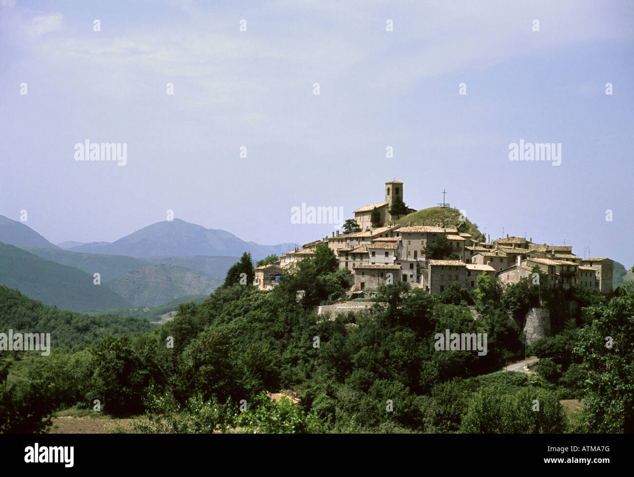 Italy - a wiew of Appennino - Marche - Appennino Stock Photo - Alamy