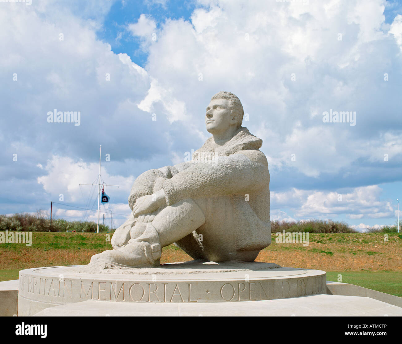 GB KENT CAPEL LE FERNE BATTLE OF BRITAIN MEMORIAL Stock Photo