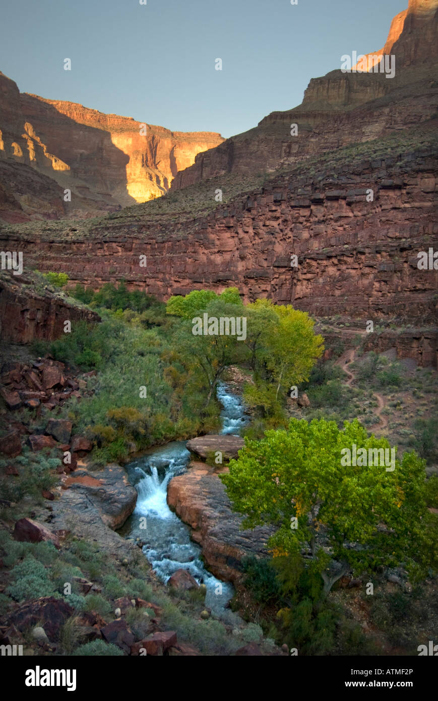 Tapeats Canyon during autumn in Grand Canyon National Park Arizona Stock Photo
