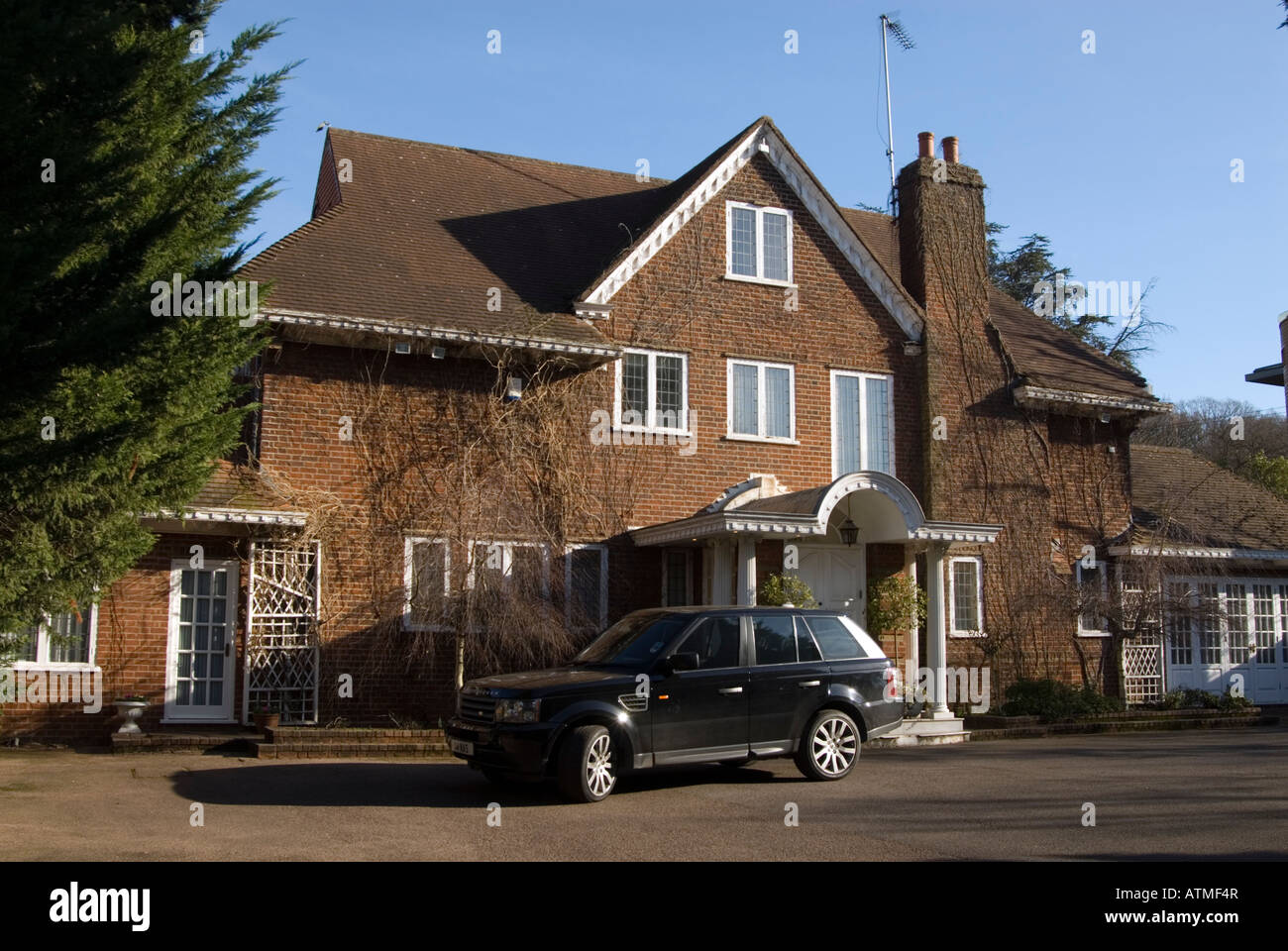 Large expensive house on The Avenue in London, England