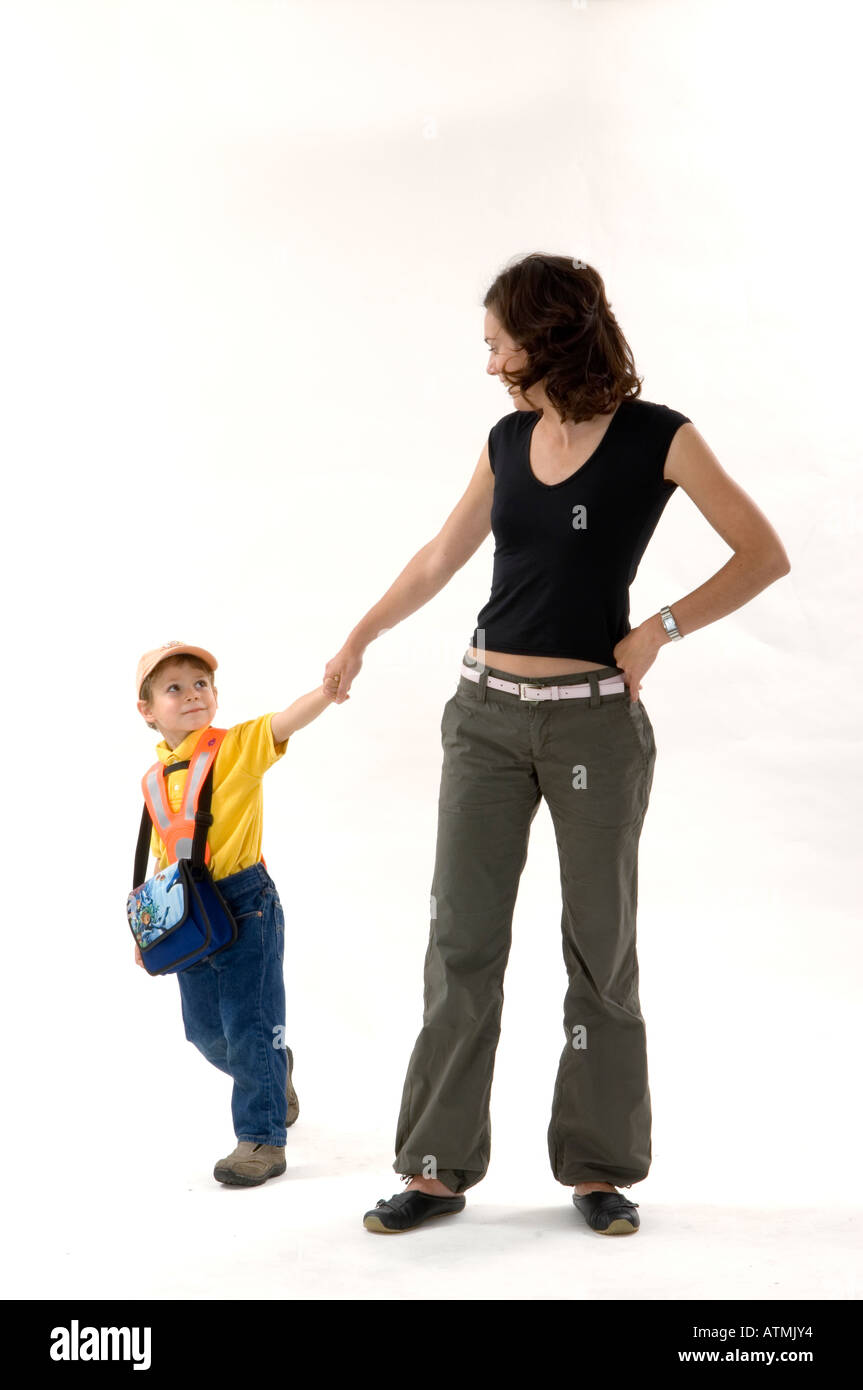 young mother with her son Stock Photo