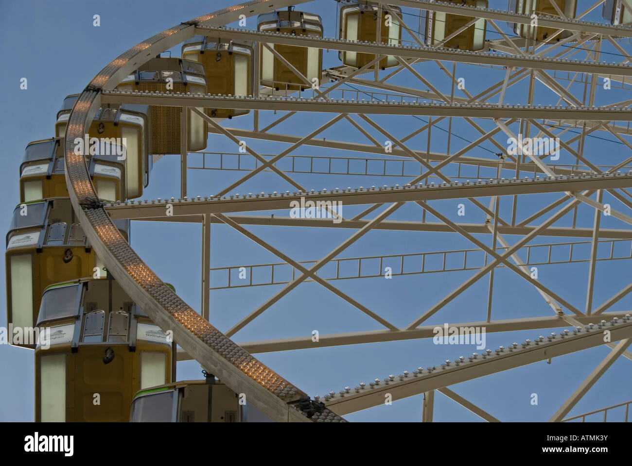 The Big Wheel in Nottingham market square England Stock Photo Alamy