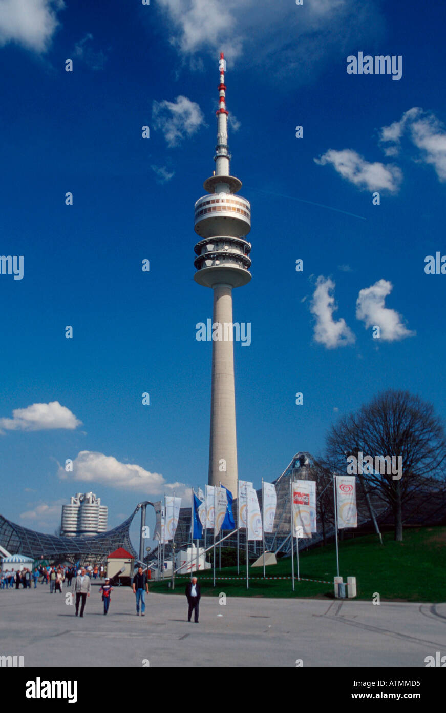 Television tower in olympiapark hi-res stock photography and images - Alamy