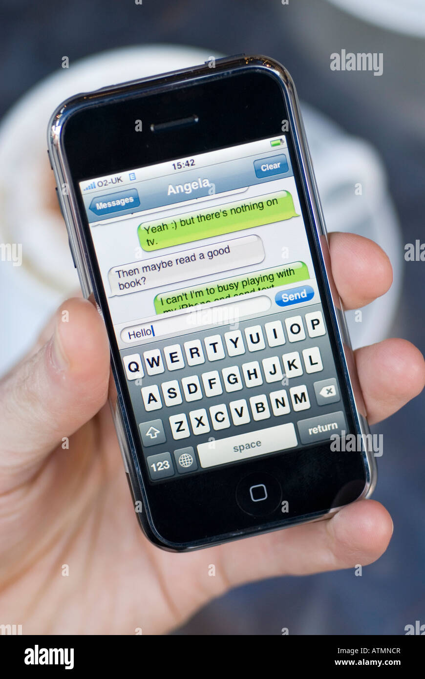 text-messages-on-iphone-stock-photo-alamy