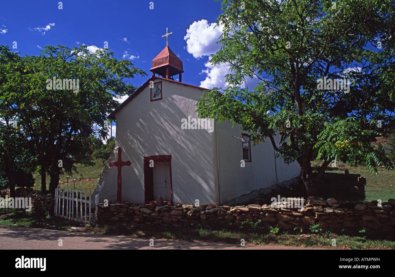Rural church in New Mexico Stock Photo Alamy