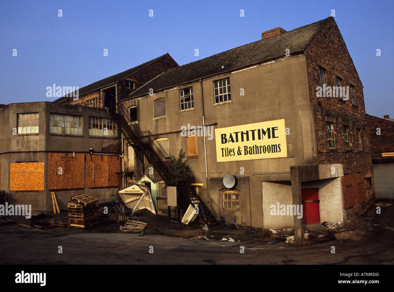 Old Closed Down Business Hanley StokeonTrent Stock Photo Alamy