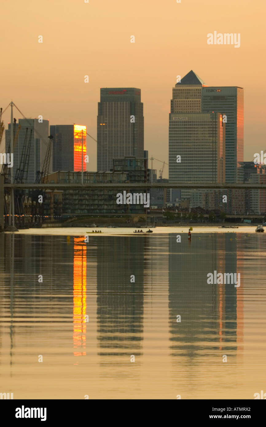 Canary Wharf and Docklands London England UK Stock Photo - Alamy