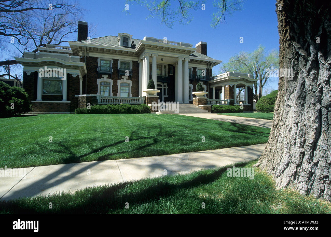 beautiful historic mansion in Amarillo Texas USA Stock Photo Alamy