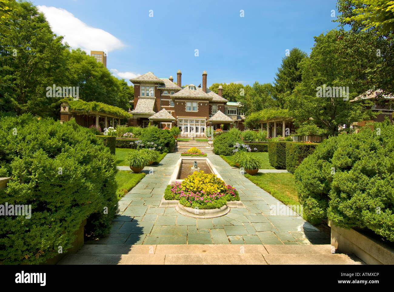 Richard Irwin Home and Garden, Columbus IN Stock Photo
