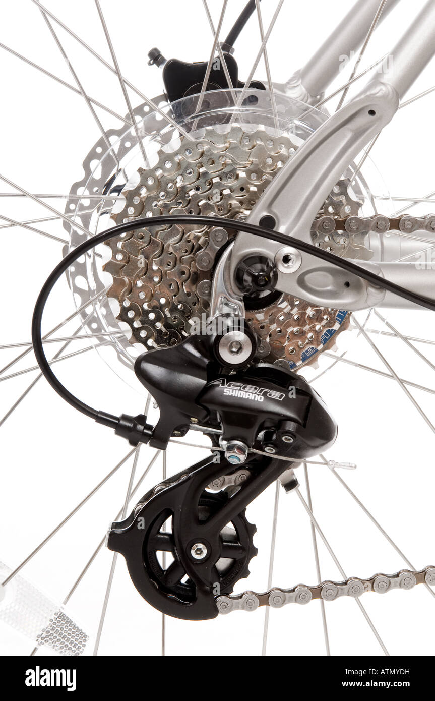 Mountain Bike derailleur Stock Photo Alamy