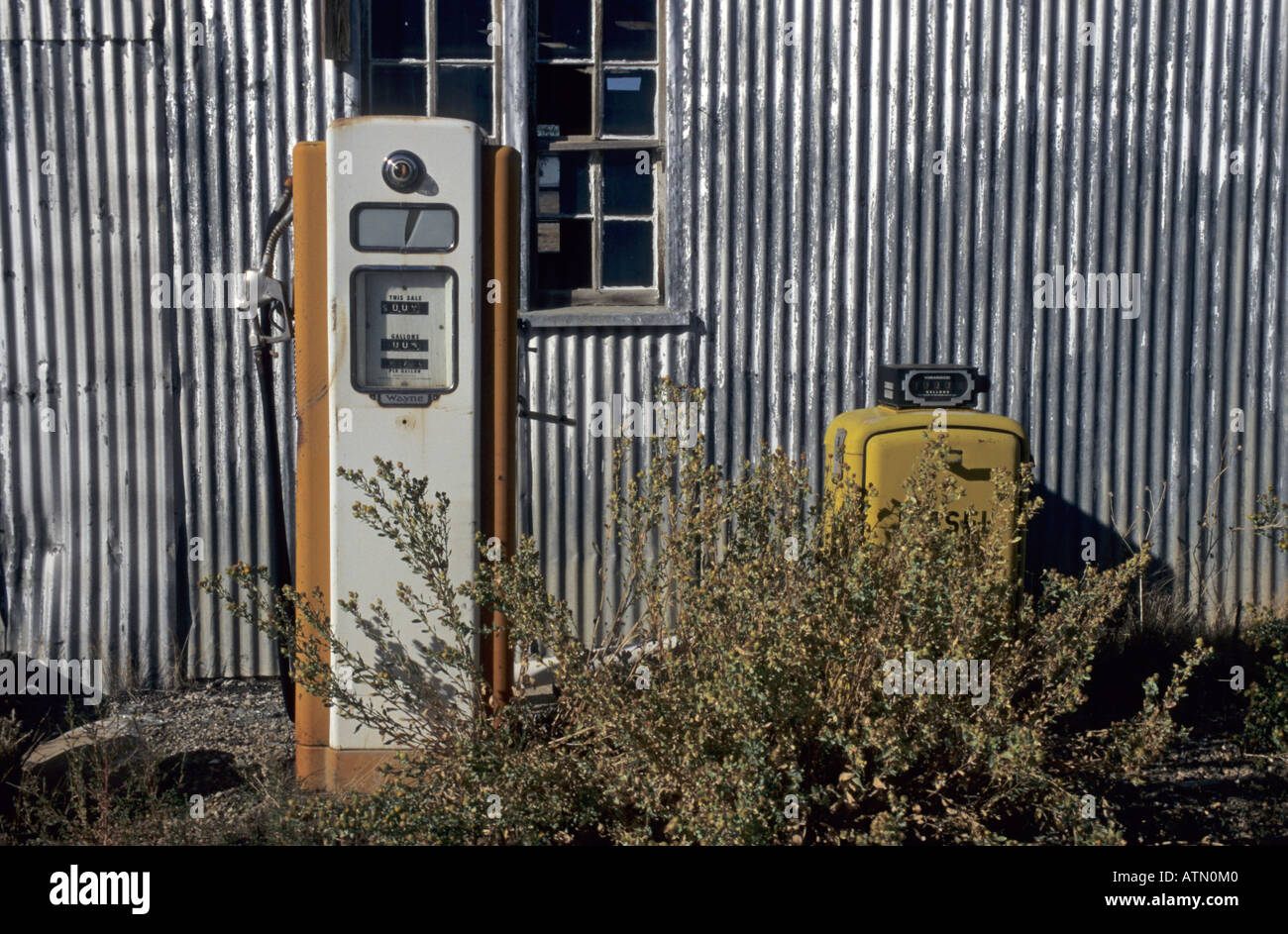 old gas station at Cisco Utah USA Stock Photo