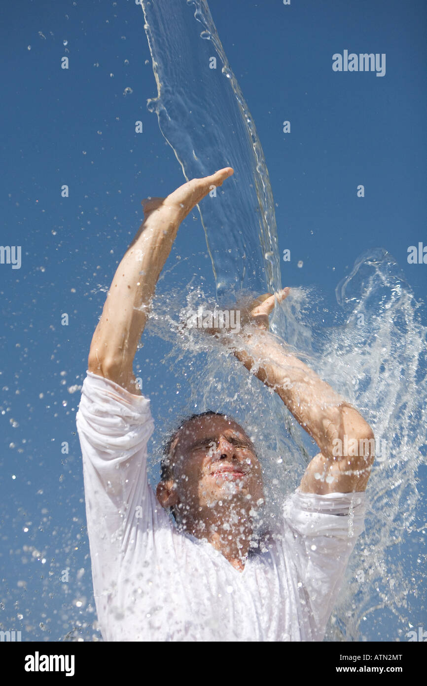 Water Getting Sprayed Getting sprayed with water hi-res stock photography and images - Alamy