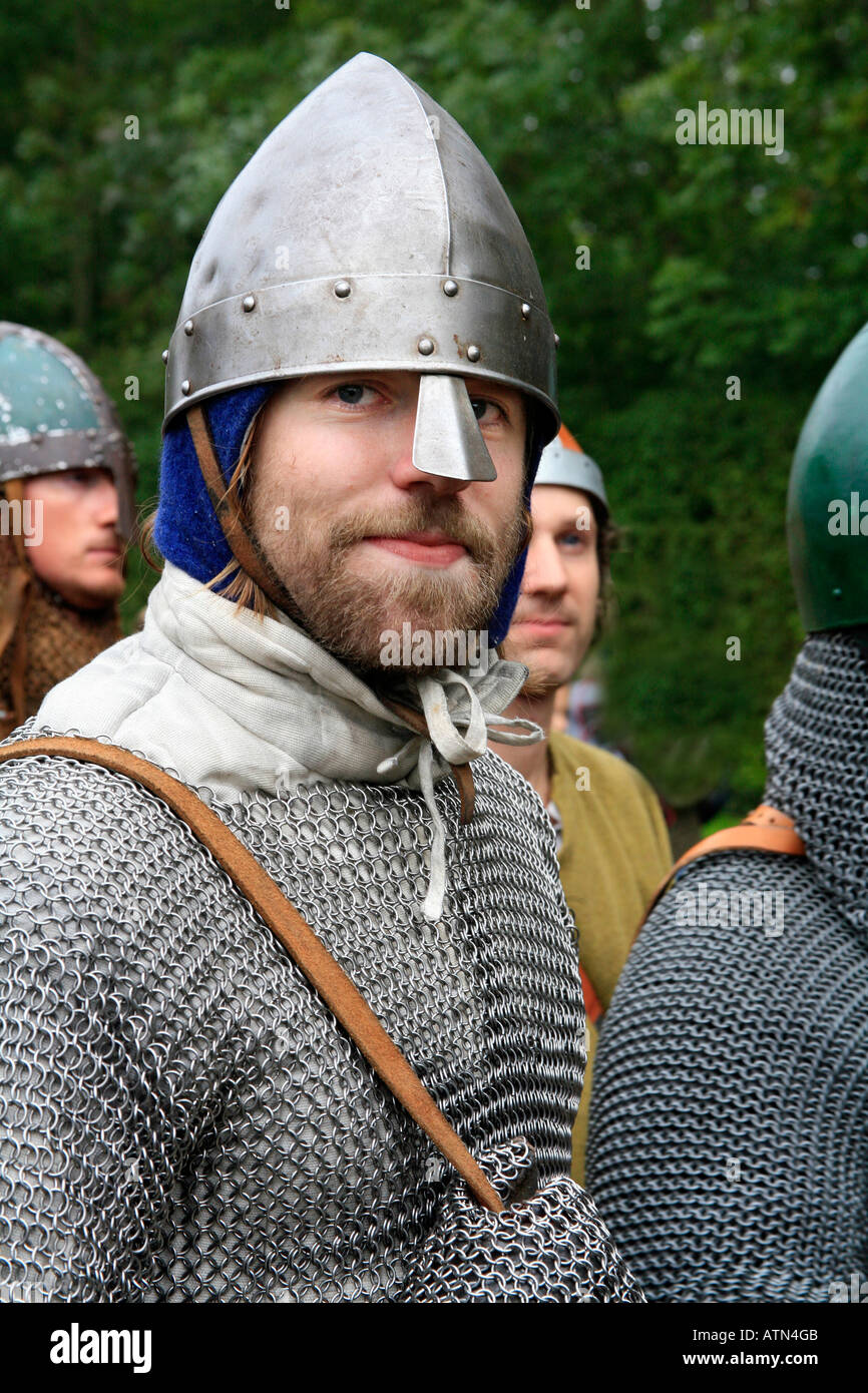 Soldier from Norman Army 1066 Battle of Hastings England Stock Photo