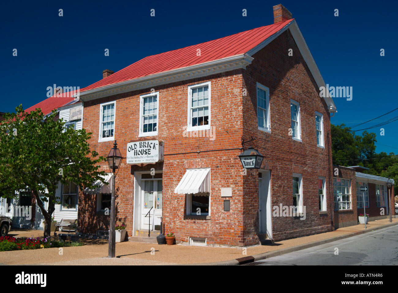 First Brick House West of Mississippi Stock Photo Alamy