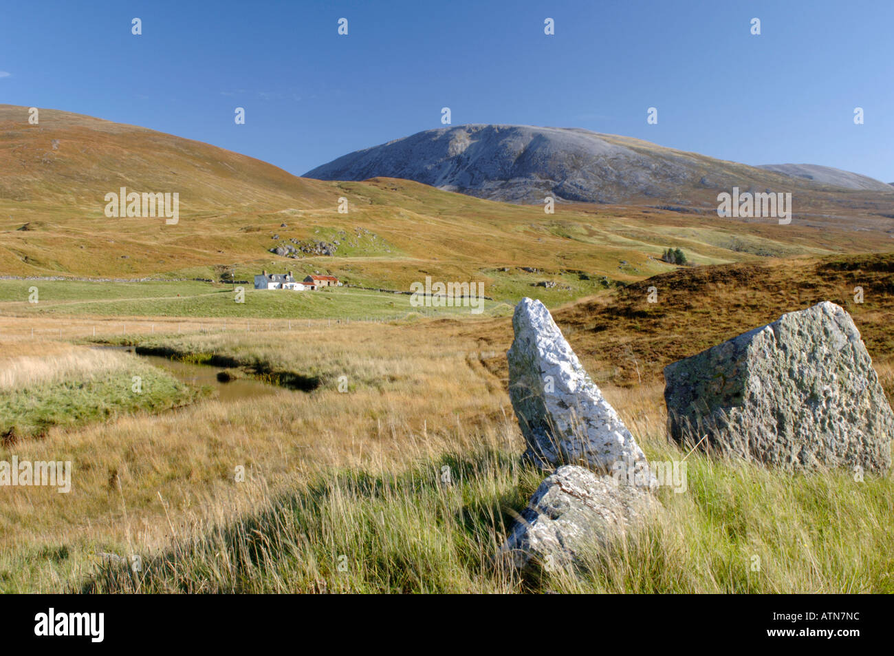 Shepherds House in the hills, Inchnadamph Sutherland. XPL 3858369