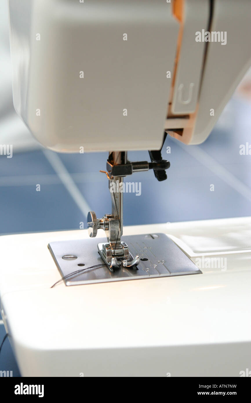 An electric sewing machine Stock Photo Alamy