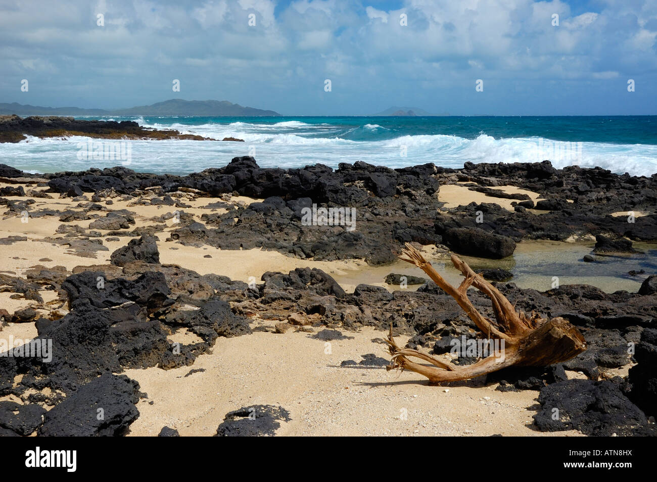 Lava stones and soft sand are the trademark of the beautifully rough