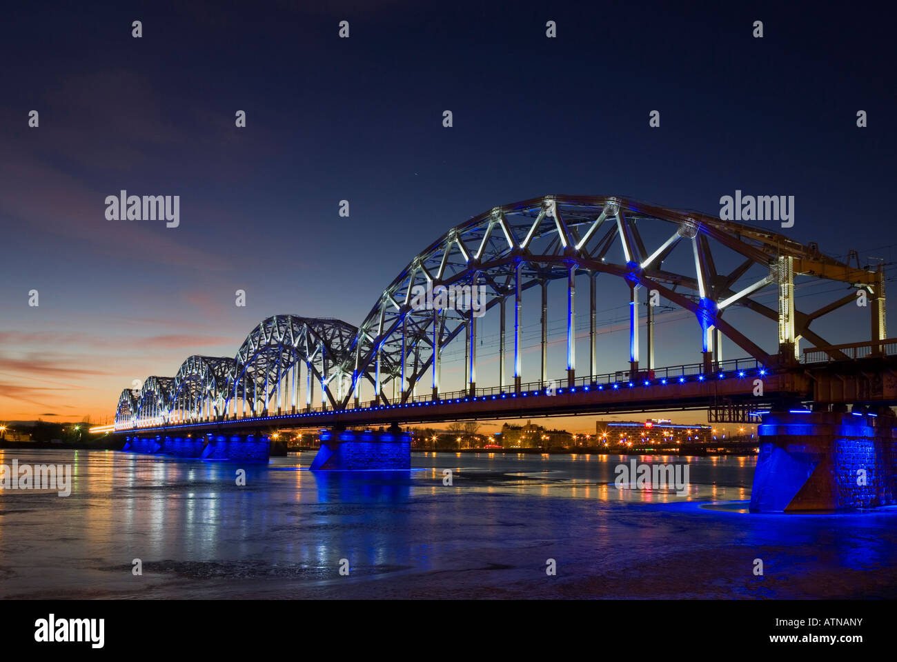 Illuminated river foundation hi-res stock photography and images - Alamy