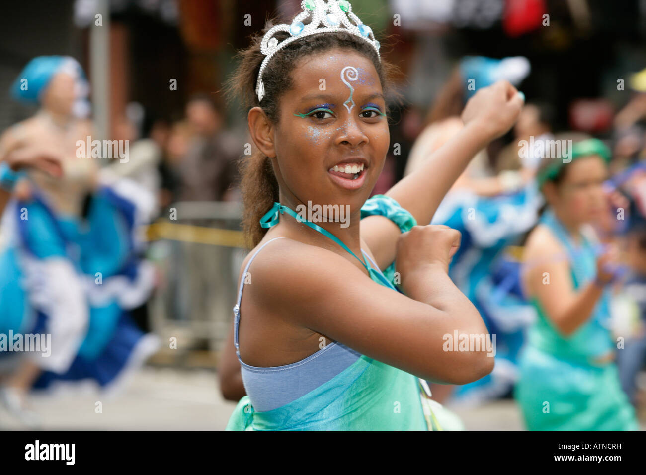 San Francisco Carnaval Parade Stock Photo