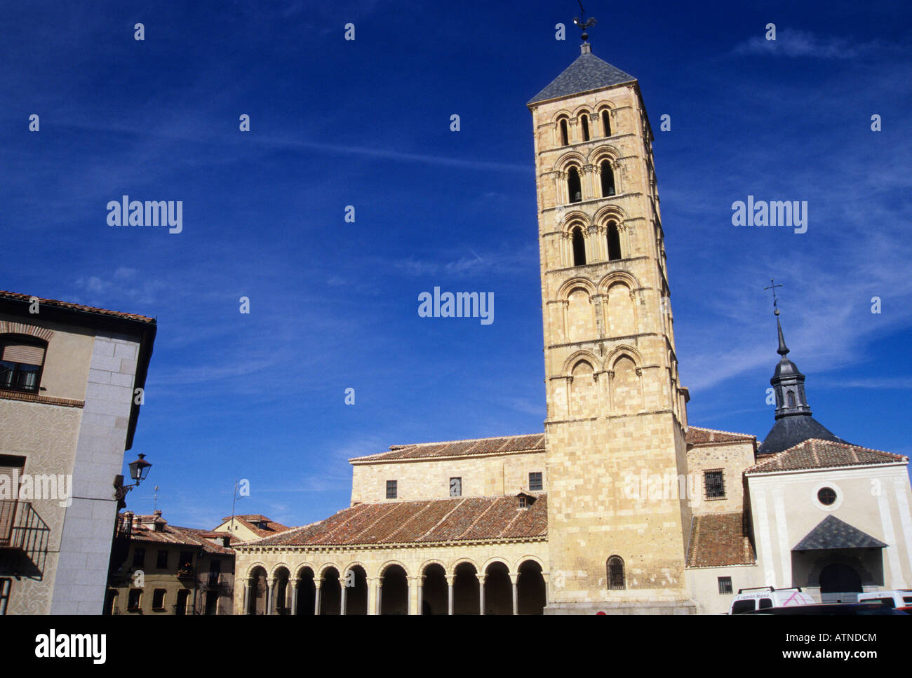 San Esteban romanesque Church SEGOVIA Castile and Leon region SPAIN Stock Photo