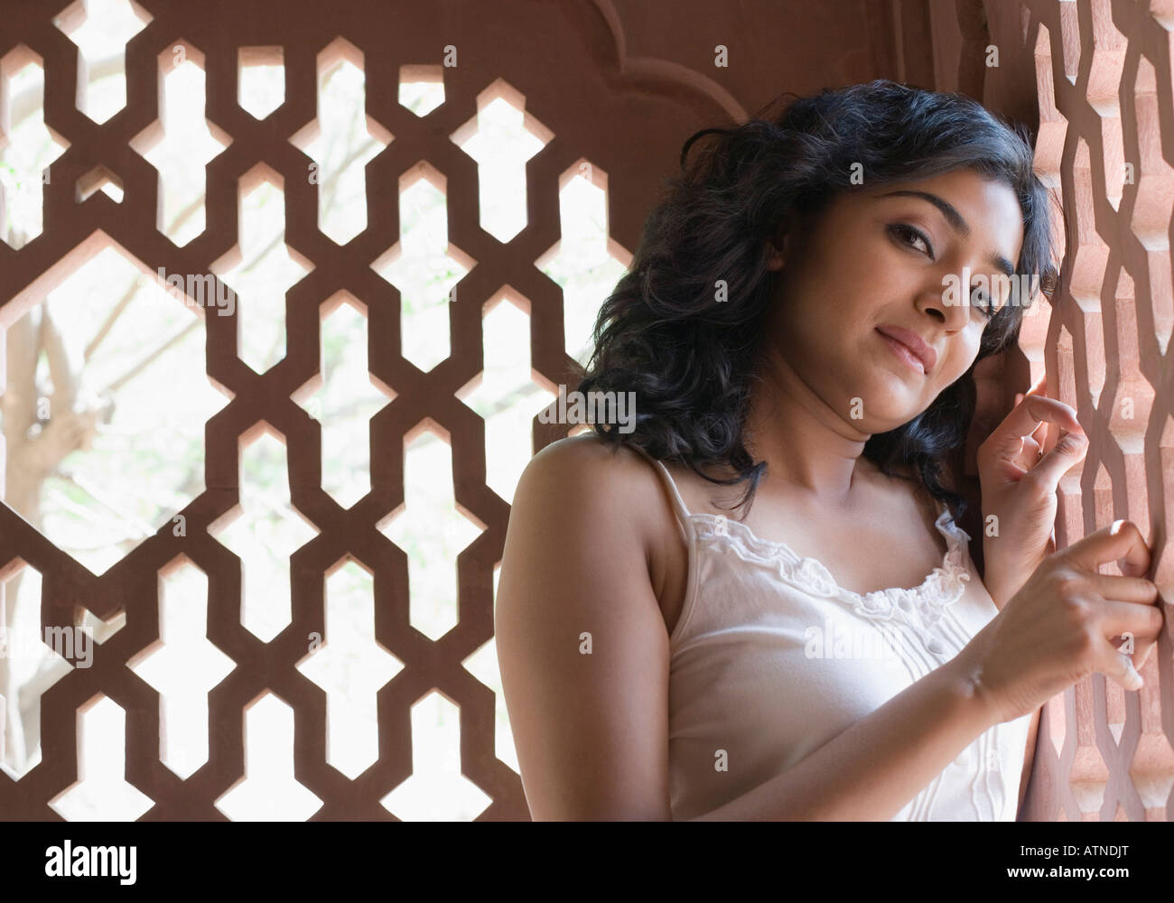 Portrait of a young woman Stock Photo - Alamy
