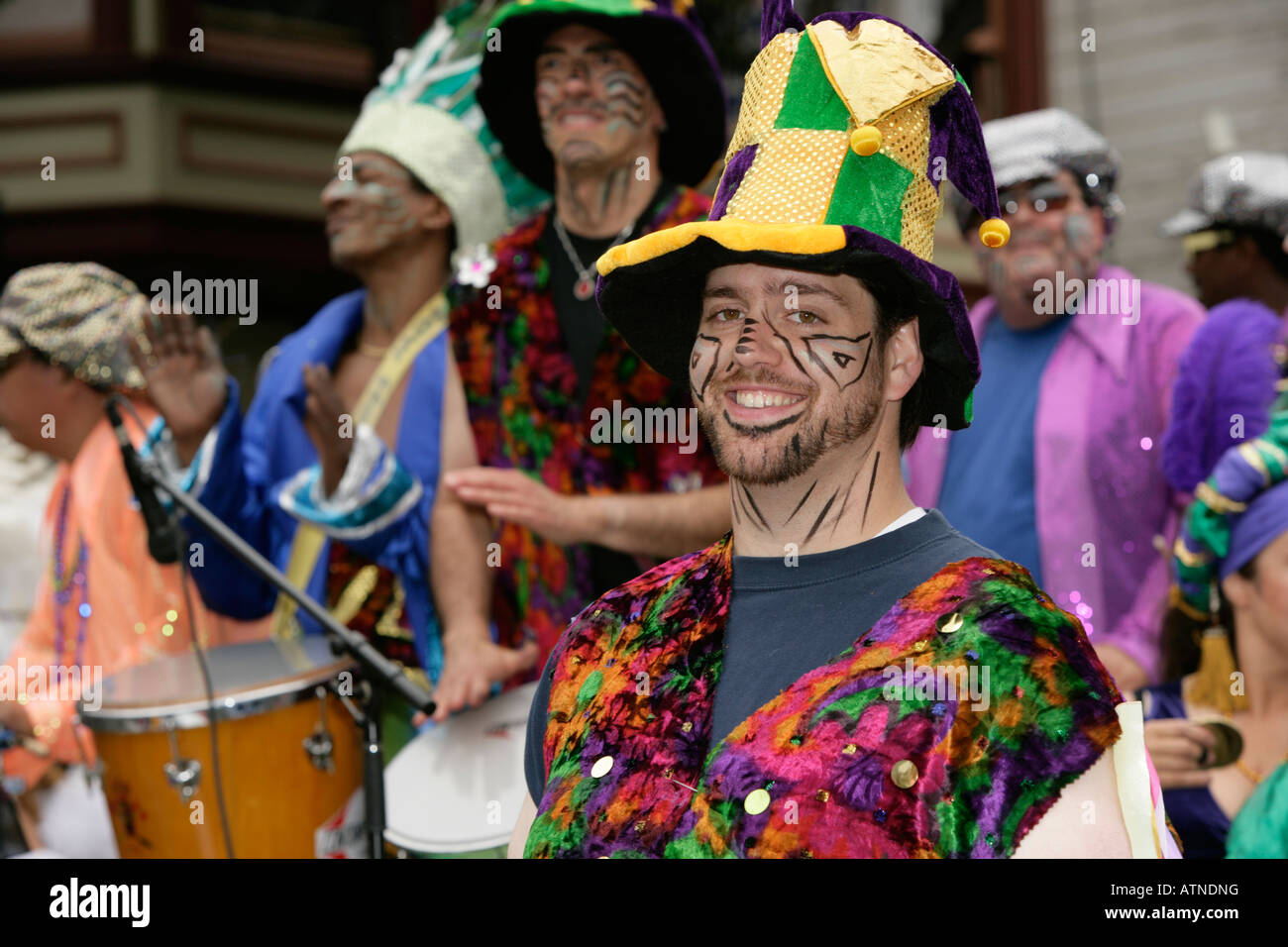 Carnaval Parade in San Francisco, California, USA Stock Photo