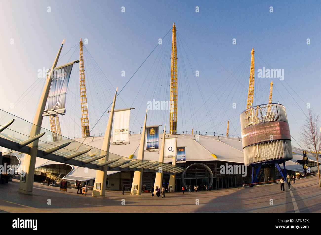 Millenium dome, london, sight seeing , attraction, O2, spires, greenwich, Stock Photo