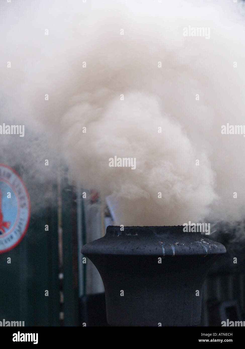 engine funnel miniature narrow gauge steam train Stock Photo Alamy