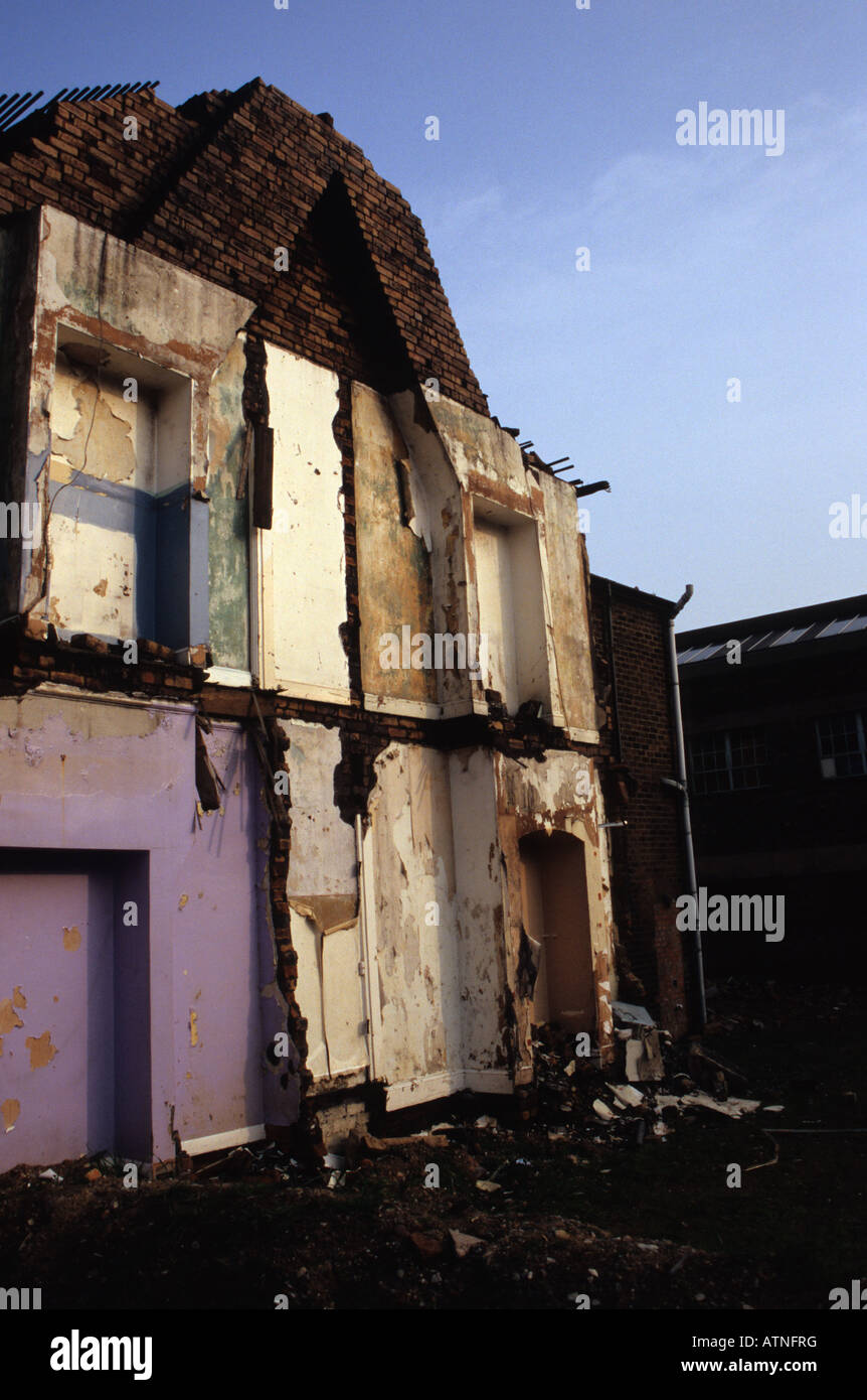 Demolished House Hanley StokeonTrent Stock Photo Alamy