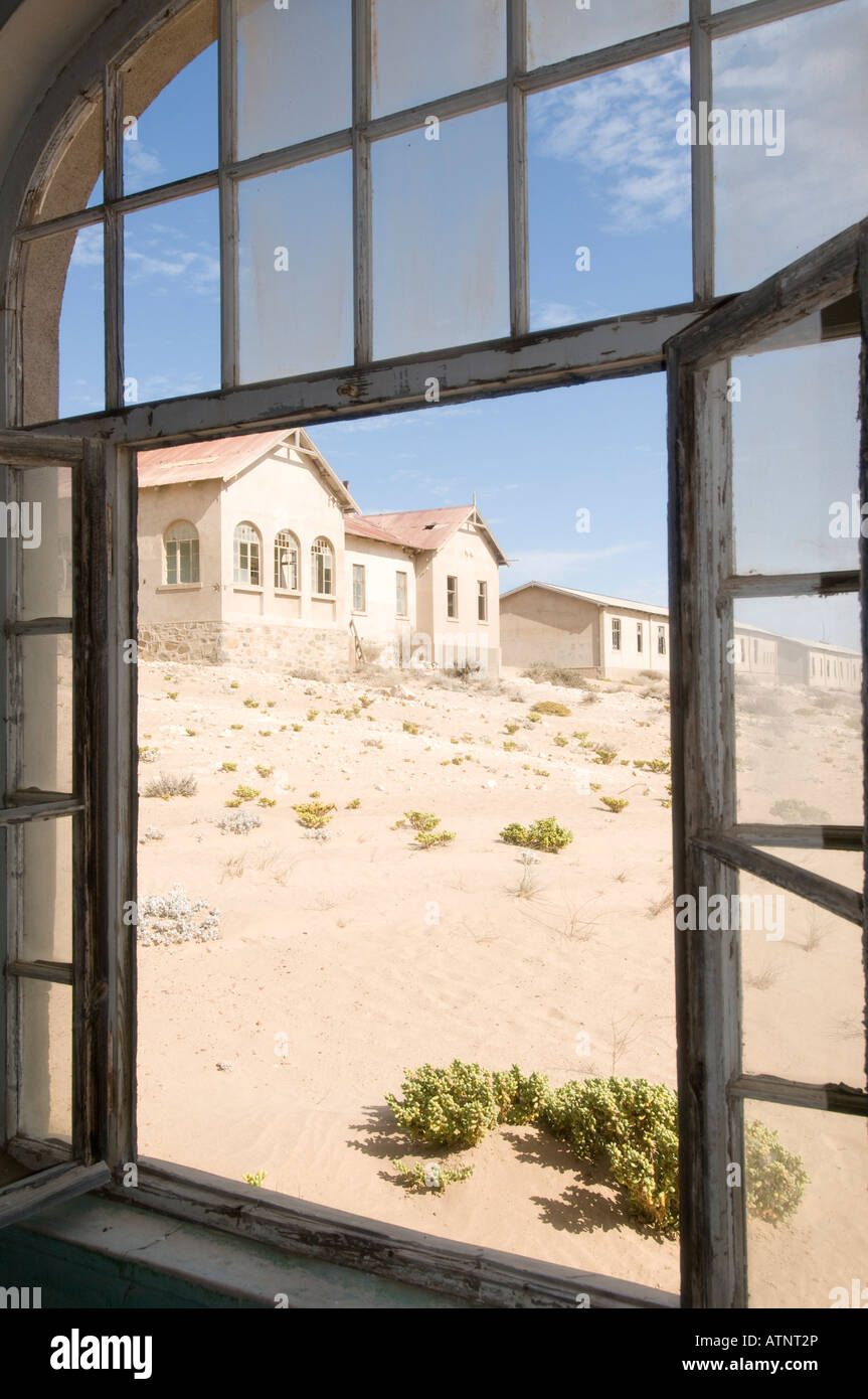 Kolmanskop the abandoned ghost town in the Namib Desert which began in 1908 to mine the diamonds