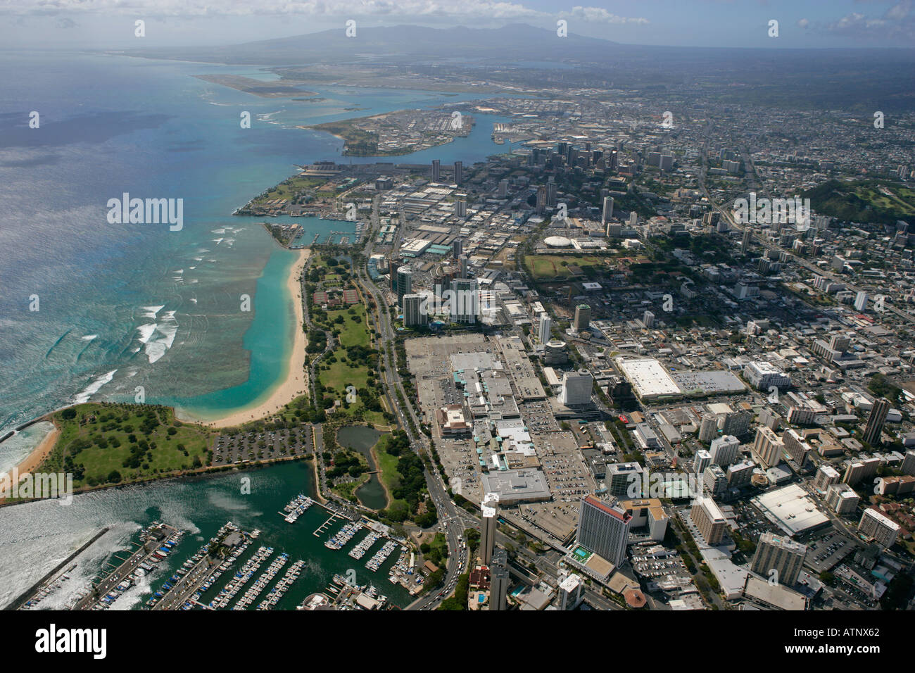Ala Moana Shopping Center Honolulu Hawaii Stock Photo 5342817