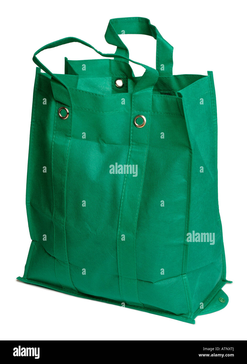 Green shopping bag Stock Photo Alamy
