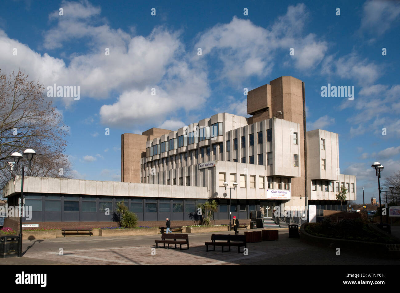 Rotherham Civic Building, South Yorkshire, Northern England Stock Photo