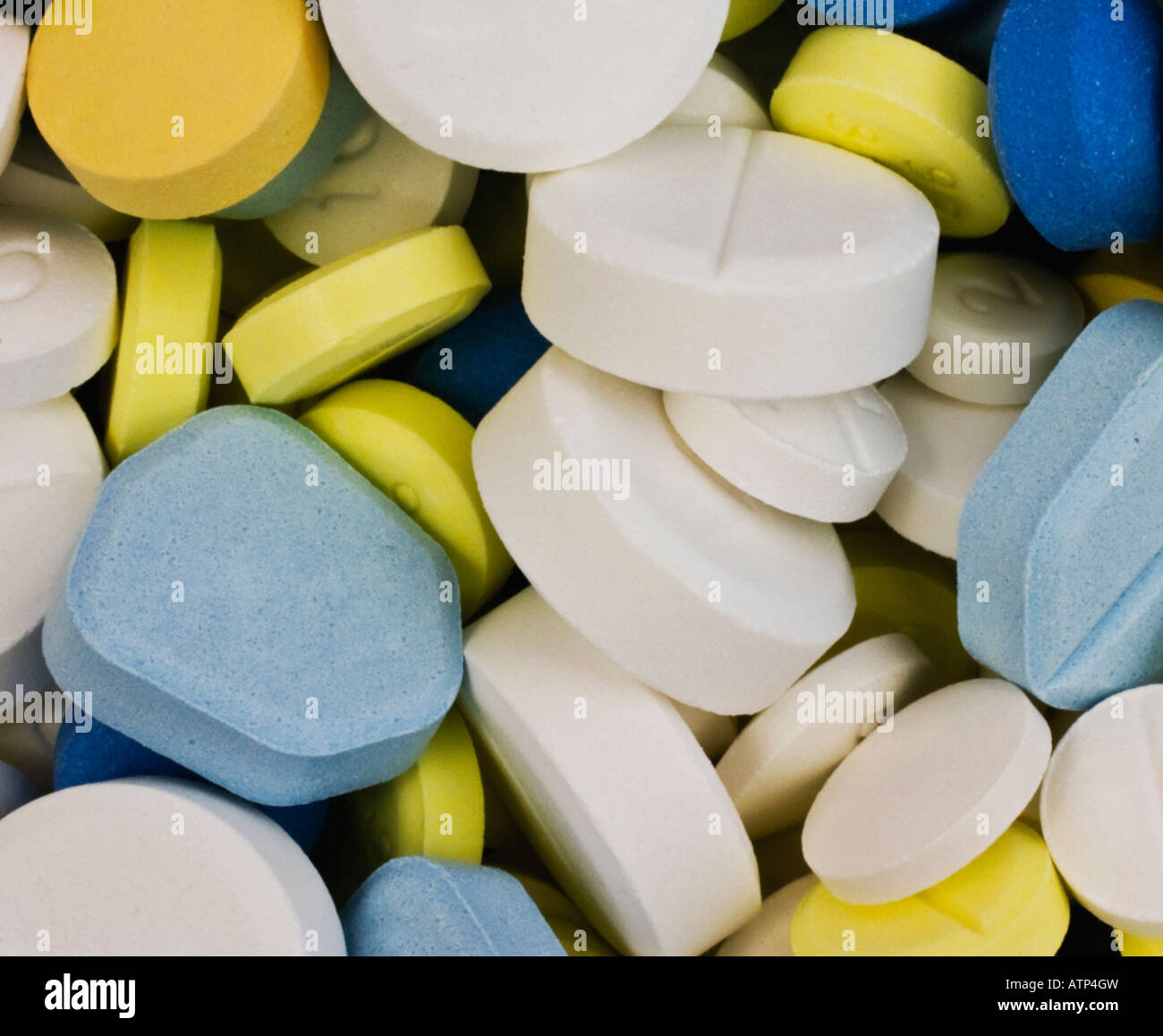 psychiatric drugs and pain killers Stock Photo