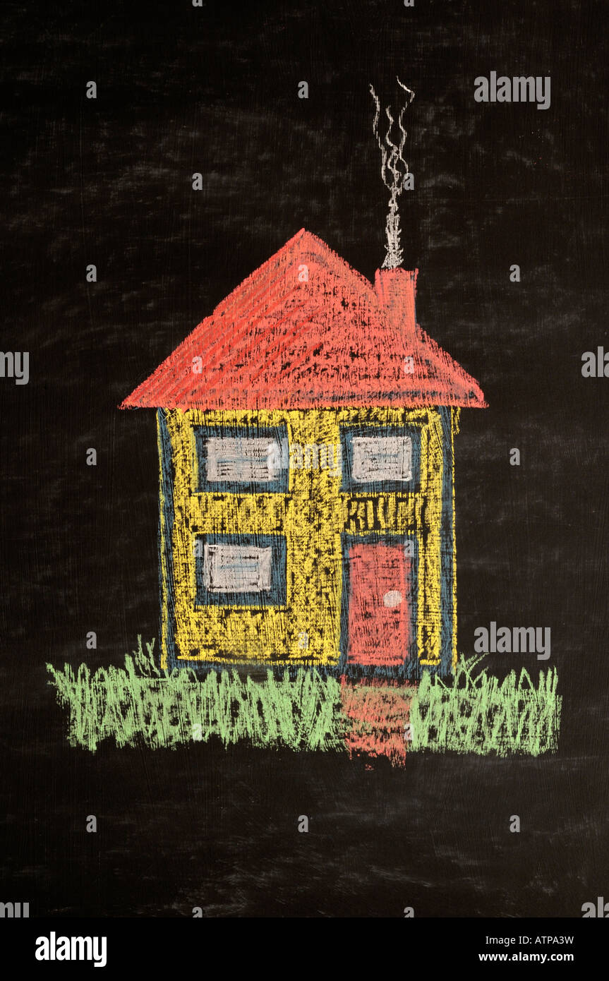 Chalk art black board hires stock photography and images Alamy