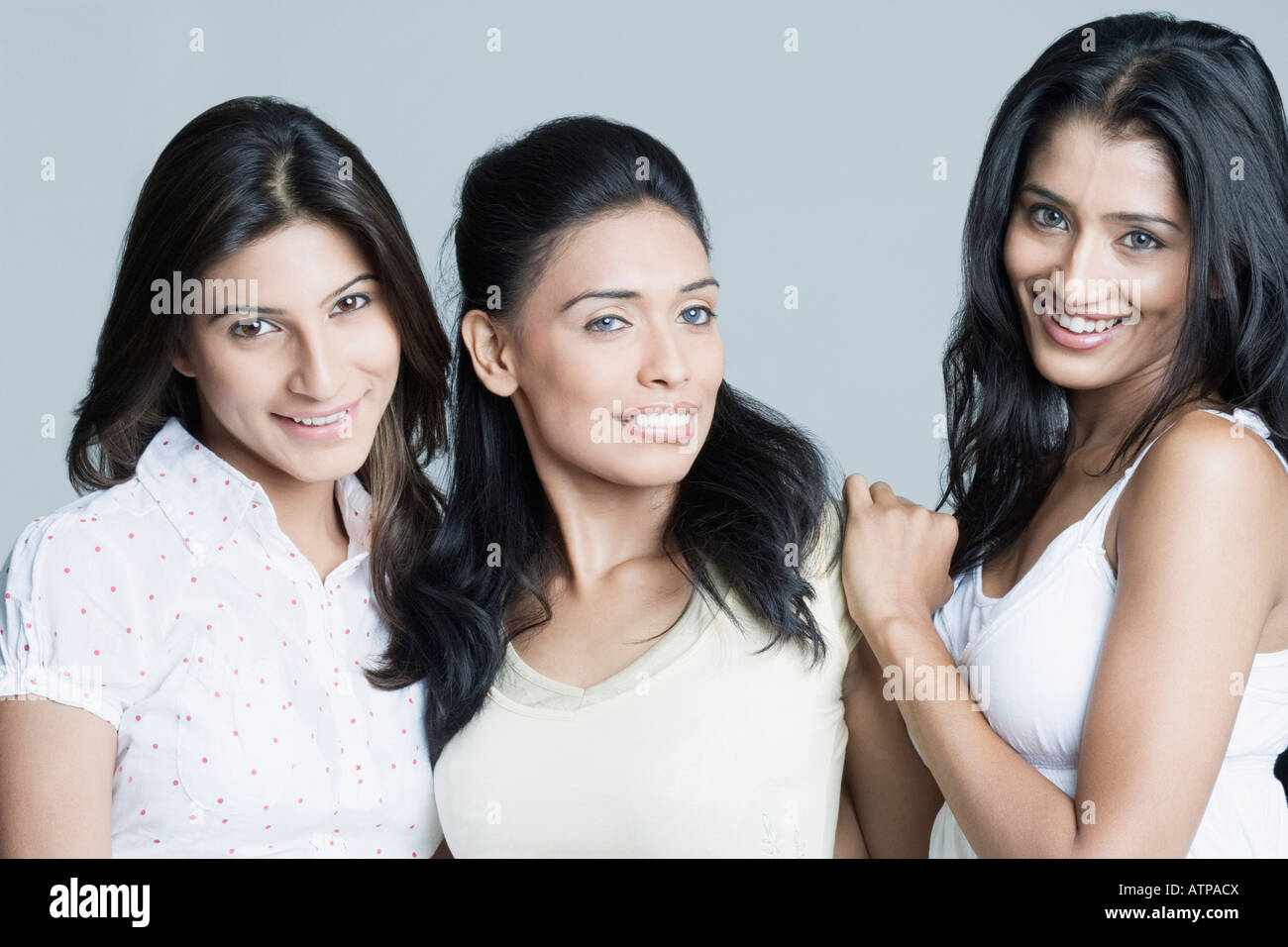 Three young people close hi-res stock photography and images - Alamy