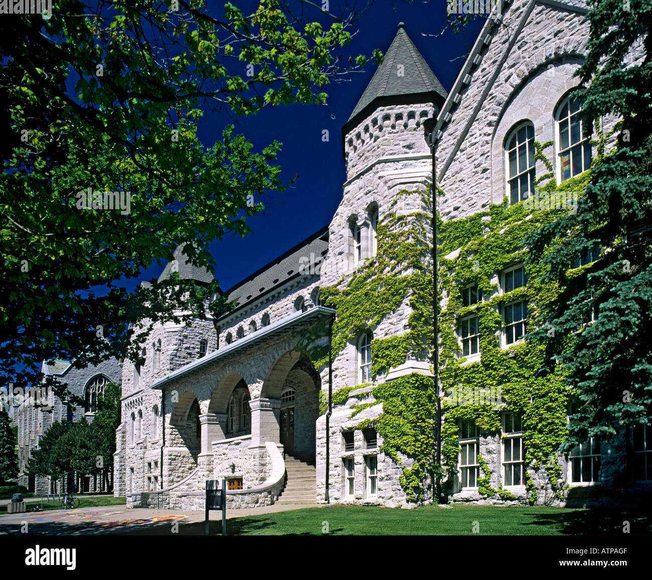 Ontario Hall Queen's University Kingston Ontario Canada Stock Photo