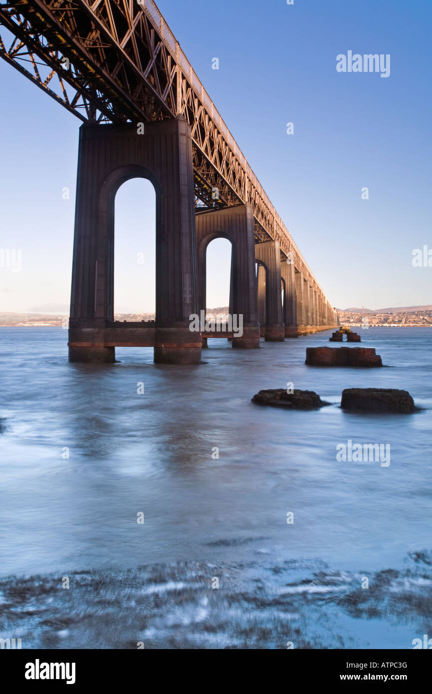 Tay Railway Bridge Stock Photo