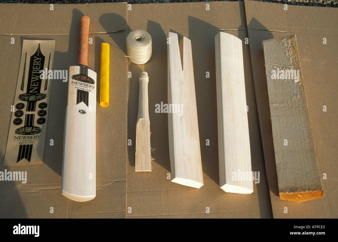 Tim Keely making traditional willow cricket bats from local wood at