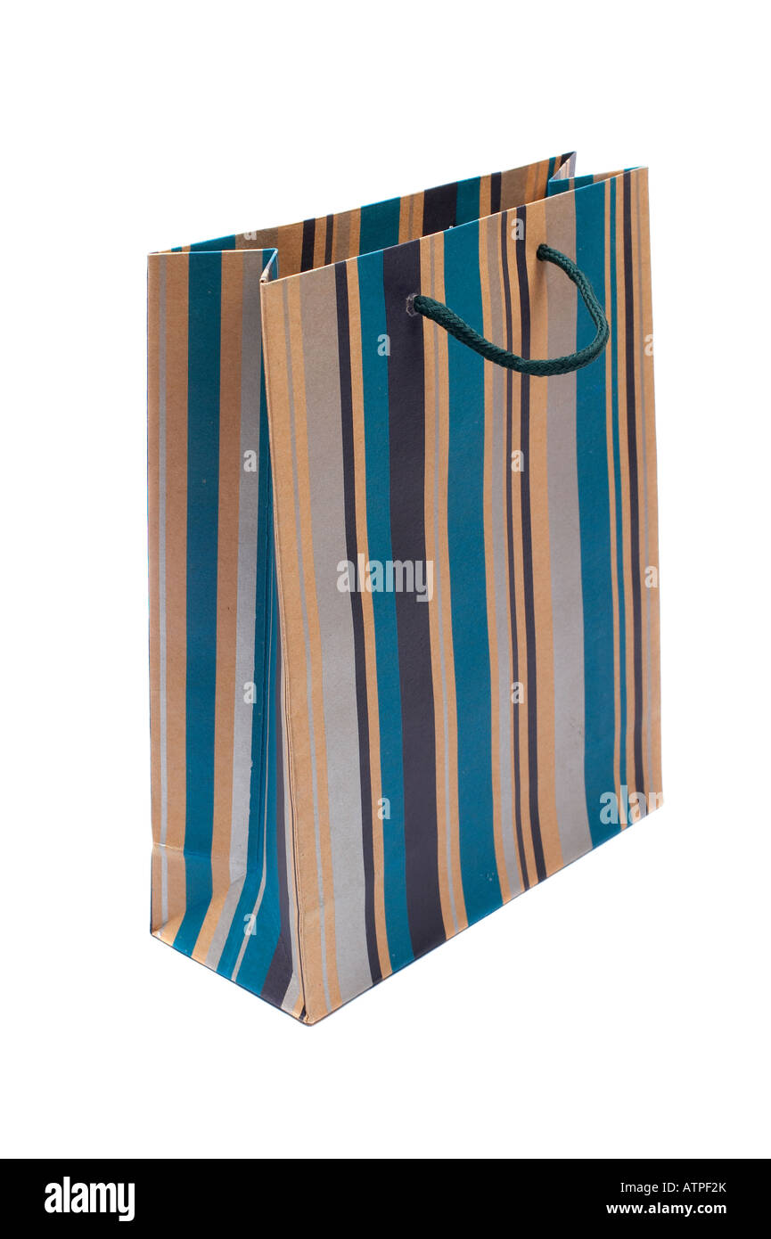 A shopping bag isolated on white background Stock Photo - Alamy